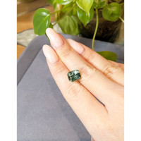 4.35 Ct. Bluish Green Tourmaline from Nigeria Life Style