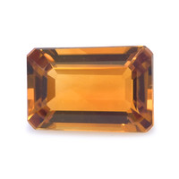 0.48 Ct.Tw. Emerald Cut Madeira Citrine