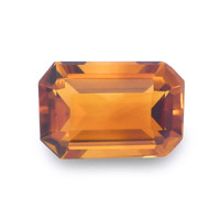 0.56 Ct.Tw. Emerald Cut Madeira Citrine