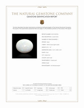 1.47 Ct. Multi Color Cabochon White Opal (Light Opal) from Brazil Scan Report