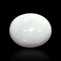 1.47 Ct. Cabochon White Opal from Brazil Video