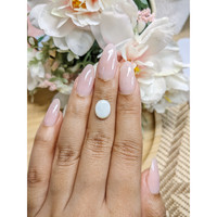 1.47 Ct. Cabochon White Opal from Brazil Life Style