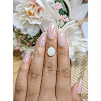 1.79 Ct. Cabochon White Opal from Brazil Life Style