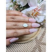 1.33 Ct. Cabochon White Opal from Brazil Life Style