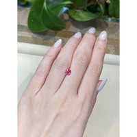 0.70 Ct. Pinkish Red Spinel from Burma (Myanmar) Life Style