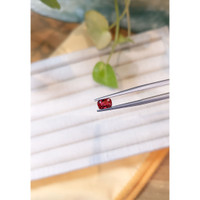 0.88 Ct. Pinkish Red Spinel from Burma (Myanmar) Life Style