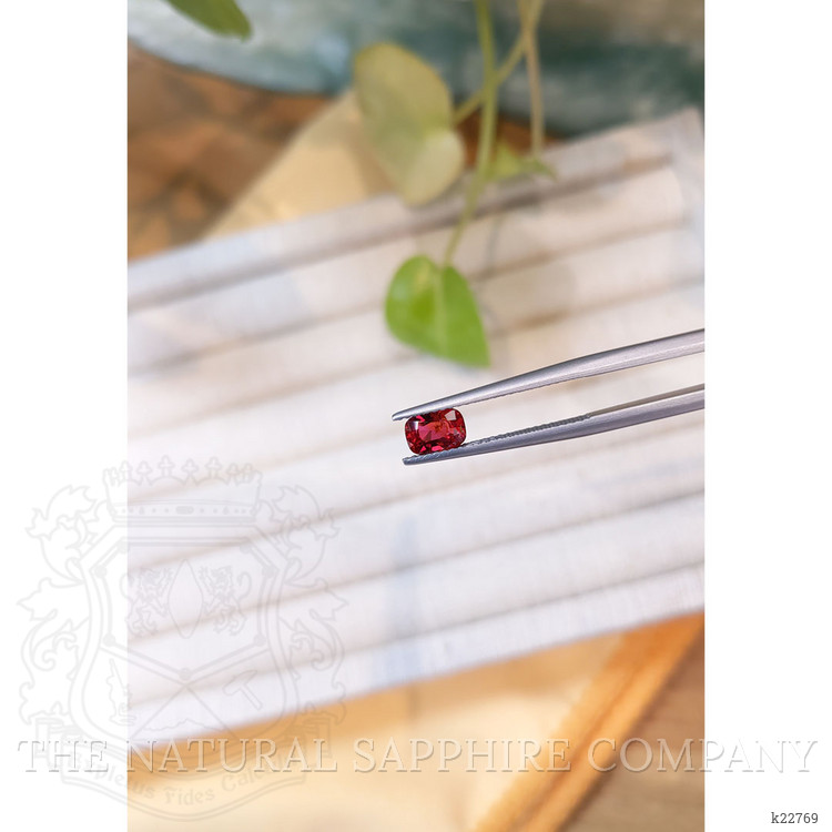 0.88 Ct. Pinkish Red Spinel from Burma (Myanmar)