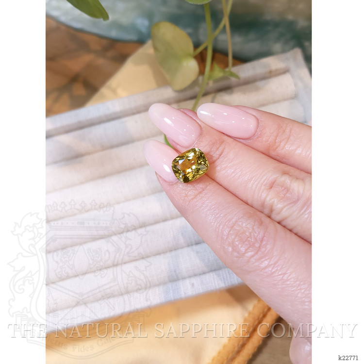 5.44 Ct. Golden Brown Sinhalite from Ceylon (Sri Lanka)