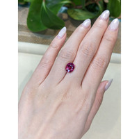 3.64 Ct. Purplish Pink Garnet from Tanzania Life Style
