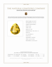 23.89 Ct. Brown Citrine from Ceylon (Sri Lanka) Scan Report