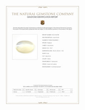 70.57 Ct. Yellow Cabochon Moonstone from Ceylon (Sri Lanka) Scan Report