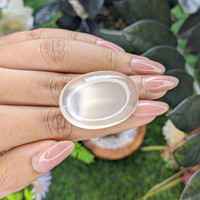70.57 Ct. Yellow Cabochon Moonstone from Ceylon (Sri Lanka) Life Style