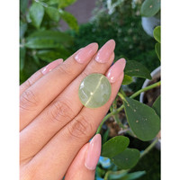26.48 Ct. Green Cabochon Beryl from Ceylon (Sri Lanka) Life Style