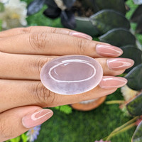 111.40 Ct. Pink Cabochon Rose Quartz from Ceylon (Sri Lanka) Life Style