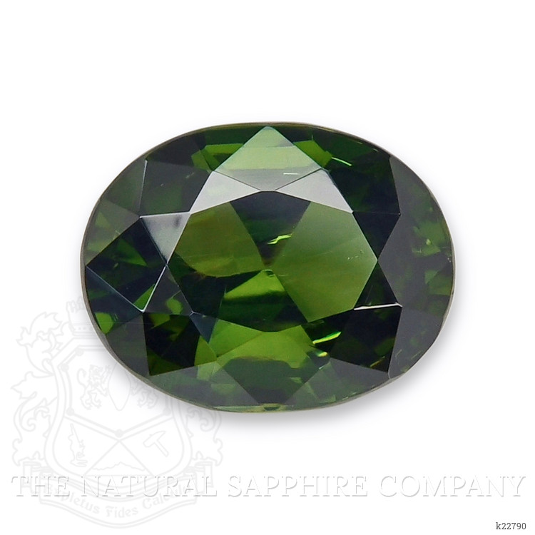 4.44 Ct. Green Zircon from Ceylon (Sri Lanka)