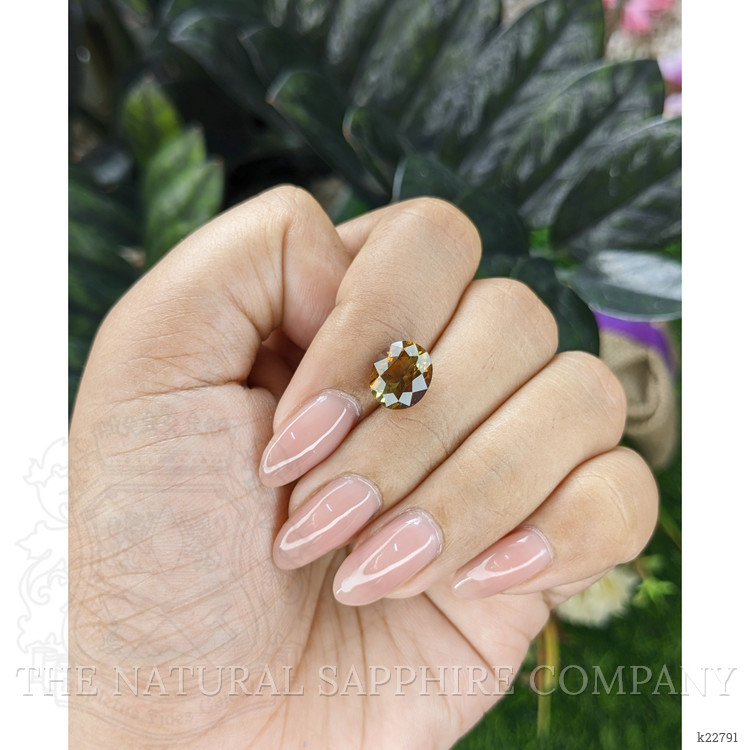 2.83 Ct. Brown Tourmaline from Ceylon (Sri Lanka)
