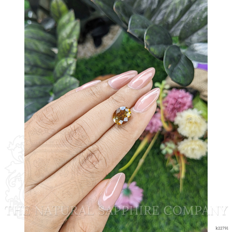 2.83 Ct. Brown Tourmaline from Ceylon (Sri Lanka)