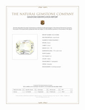 1.78 Ct. Yellow Zircon from Tanzania Scan Report