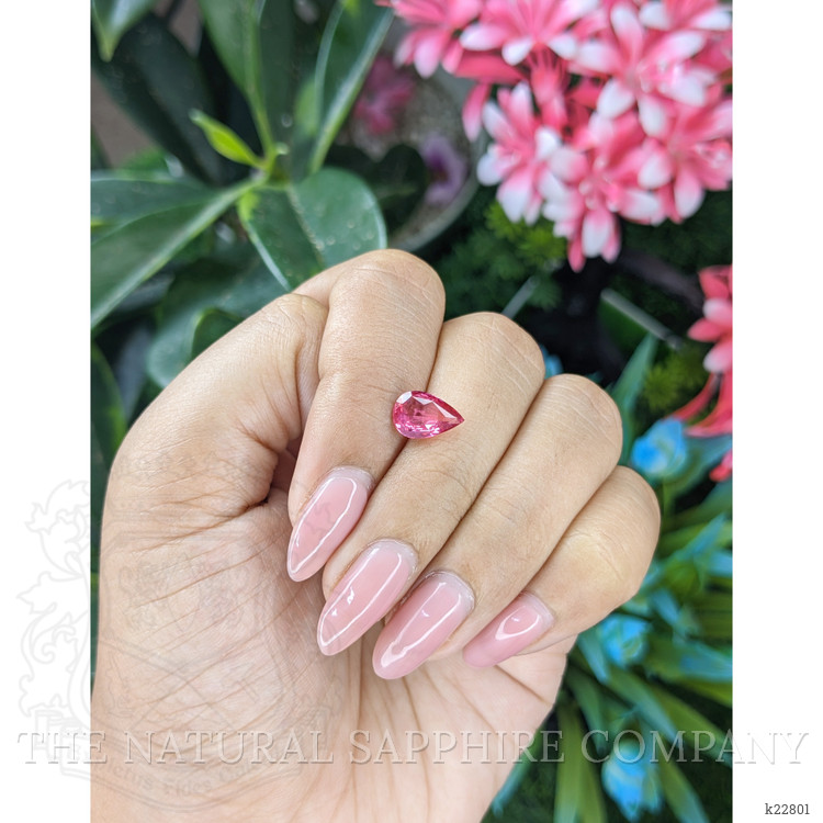 1.63 Ct. Pink Spinel from Tanzania