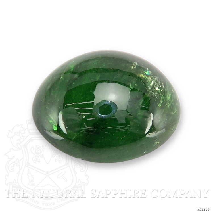8.05 Ct. Cabochon Tsavorite Garnet from Tanzania
