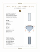 9.12 Ct. Tourmaline from Mozambique 3 D Scan Report