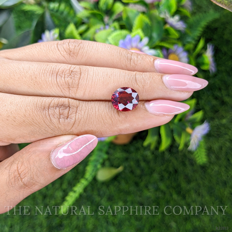 5.45 Ct. Red Garnet from Ceylon (Sri Lanka)