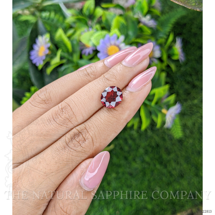 5.45 Ct. Red Garnet from Ceylon (Sri Lanka)