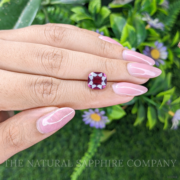 4.34 Ct. Purplish Pink Garnet from Ceylon (Sri Lanka)