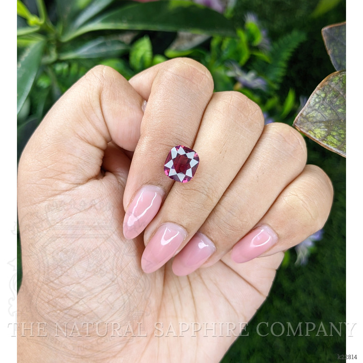 4.34 Ct. Purplish Pink Garnet from Ceylon (Sri Lanka)