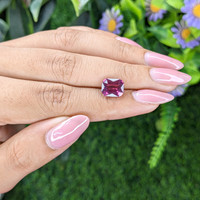 4.27 Ct. Purplish Pink Rhodolite Garnet from Ceylon (Sri Lanka) Life Style