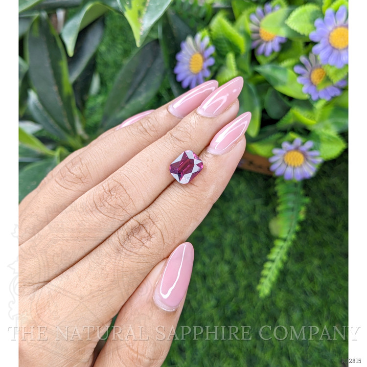 4.27 Ct. Purplish Pink Rhodolite Garnet from Ceylon (Sri Lanka)