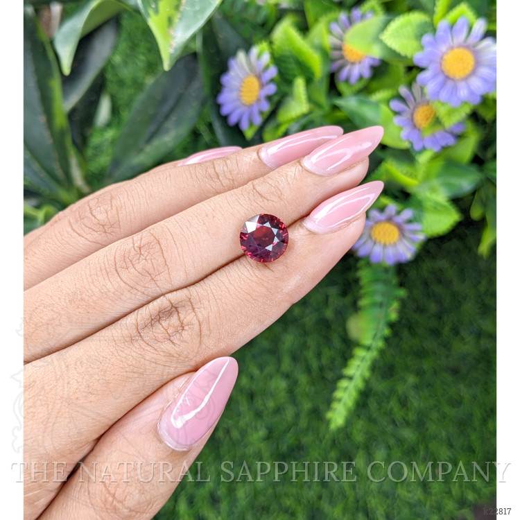4.64 Ct. Orangish Red Garnet from Ceylon (Sri Lanka)