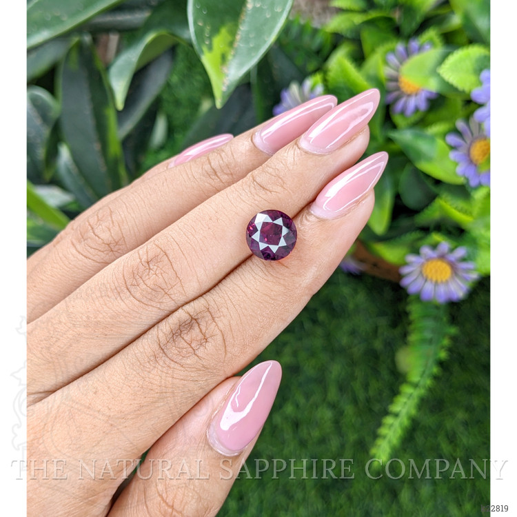 5.45 Ct. Purplish Pink Rhodolite Garnet from Ceylon (Sri Lanka)