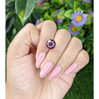 5.45 Ct. Purplish Pink Rhodolite Garnet from Ceylon (Sri Lanka) Life Style