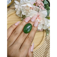 26.54 Ct. Cabochon Jade from Burma (Myanmar) Life Style