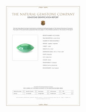 43.42 Ct. Green Cabochon Jade from Burma (Myanmar) Scan Report