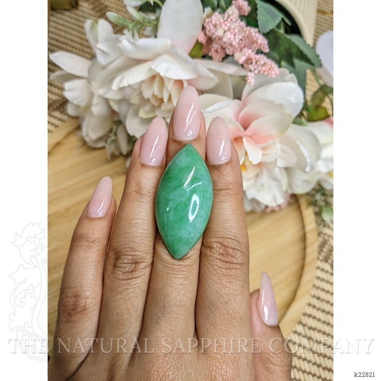 43.42 Ct. Cabochon Jade from Burma (Myanmar)