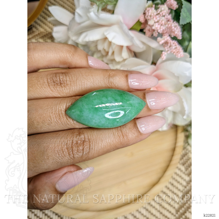 43.42 Ct. Cabochon Jade from Burma (Myanmar)