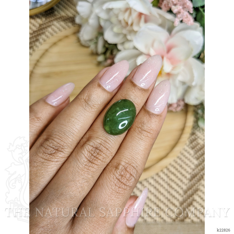 8.96 Ct. Cabochon Jade from Burma (Myanmar)