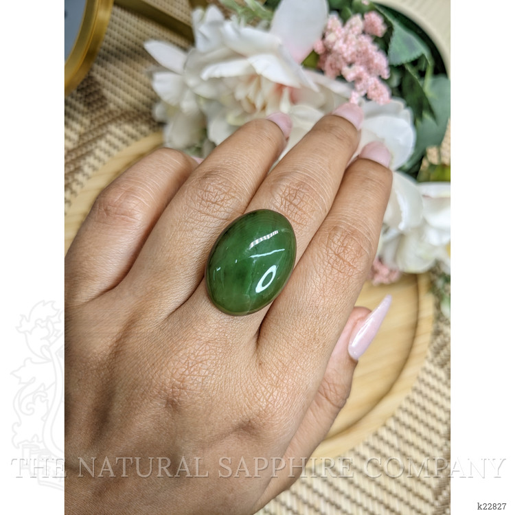 20.38 Ct. Cabochon Jade from Burma (Myanmar)