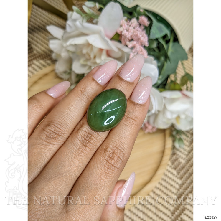 20.38 Ct. Cabochon Jade from Burma (Myanmar)