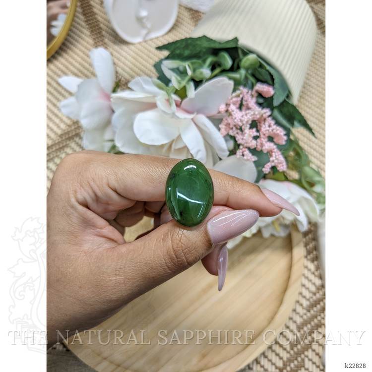 18.80 Ct. Cabochon Jade from Burma (Myanmar)