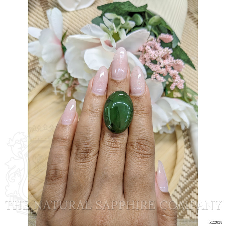 18.80 Ct. Cabochon Jade from Burma (Myanmar)