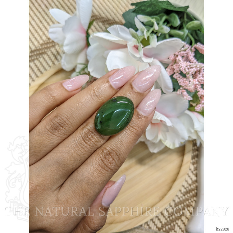 18.80 Ct. Cabochon Jade from Burma (Myanmar)