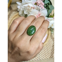 12.73 Ct. Cabochon Jade from Burma (Myanmar) Life Style