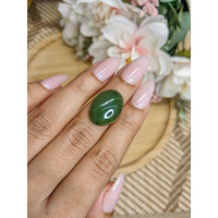 12.73 Ct. Cabochon Jade from Burma (Myanmar) Life Style