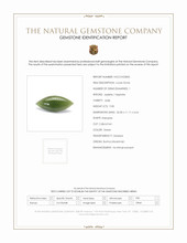 9.85 Ct. Green Cabochon Jade from Burma (Myanmar) Scan Report
