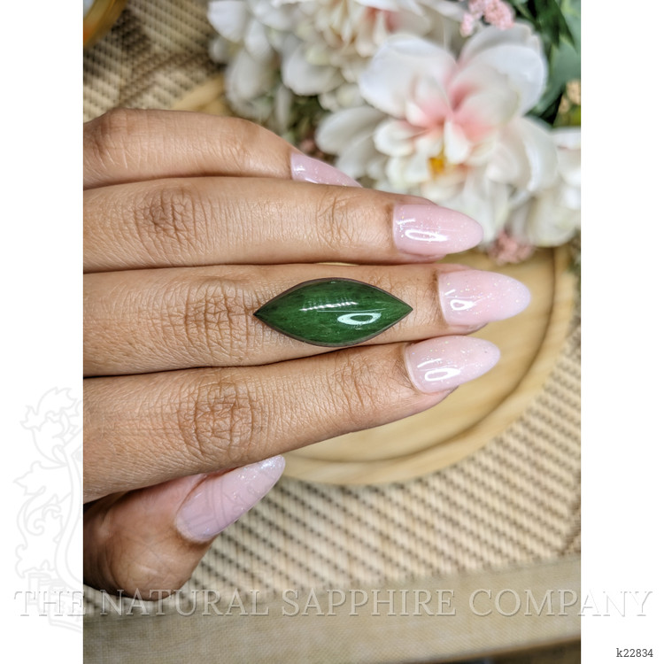 9.65 Ct. Cabochon Jade from Burma (Myanmar)