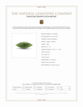 7.73 Ct. Green Cabochon Jade from Burma (Myanmar) Scan Report