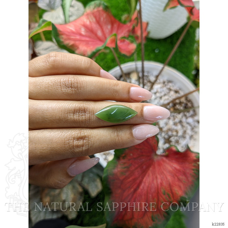 7.73 Ct. Cabochon Jade from Burma (Myanmar)